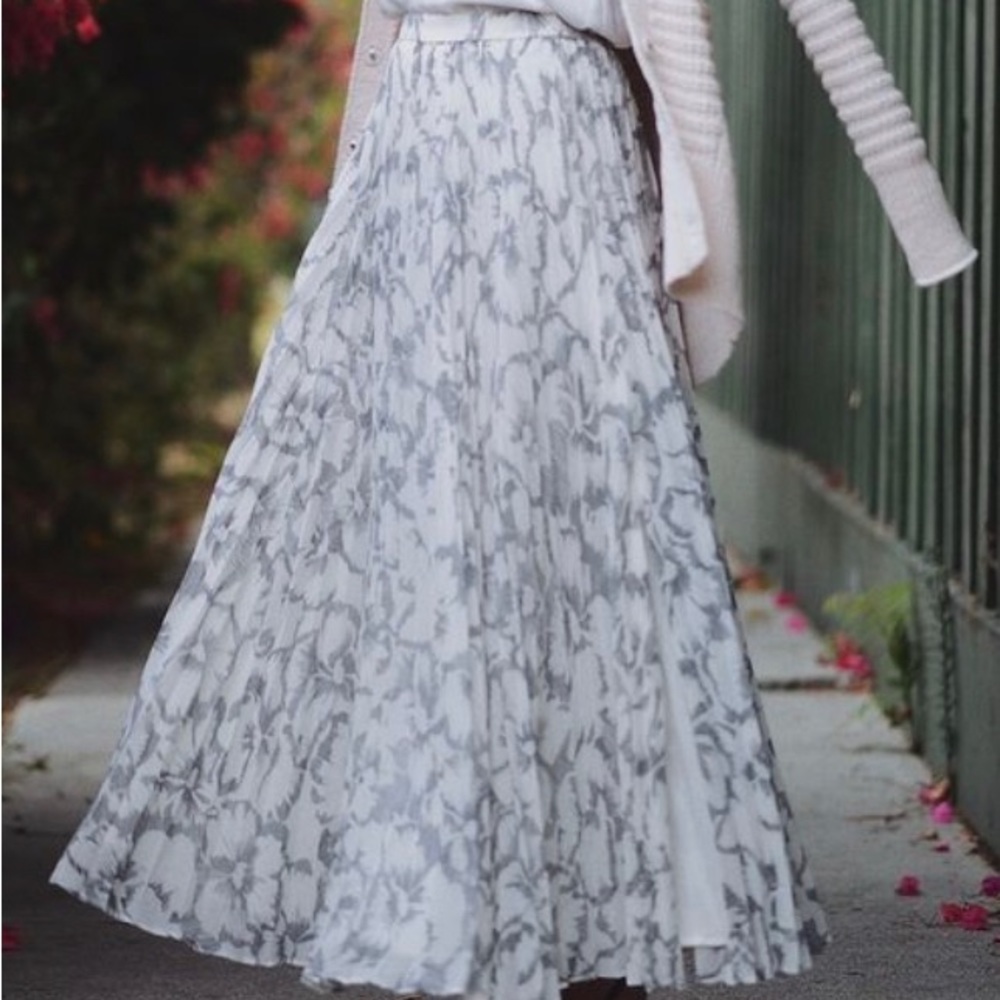Banana Republic Pleated Maxi Skirt